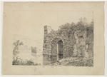 Thomas Cole - Ruínas com Arch pelo Rio