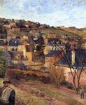 Paul Gauguin - Telhados azul, Rouen