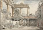Hubert Robert - Roman Ruins, Villa Pamfili