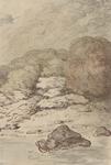 Thomas Rowlandson - Um rio em enxurrada