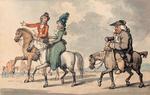 Thomas Rowlandson - Gentlefolk a cavalo