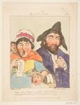 Thomas Rowlandson - Arrebatamento, de Le Brun Travested