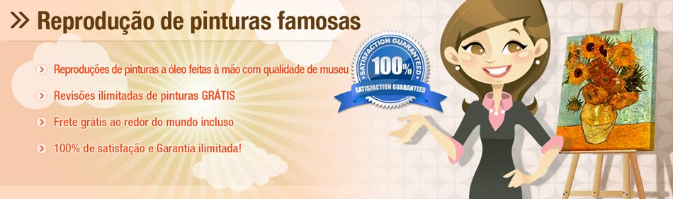 Reprodução do Museu – Peça sua pintura feita à mão com qualidade de museu hoje. Nós faremos qualquer pintura de qualquer imagem em qualquer tamanho. 